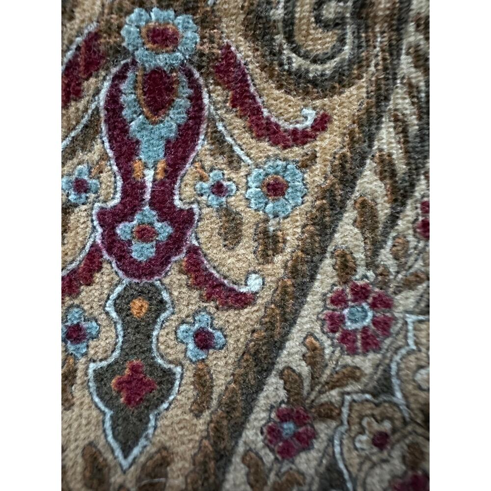 Vintage Tommy Hilfiger "Heirloom Paisley" duvet cover full queen brown paisley